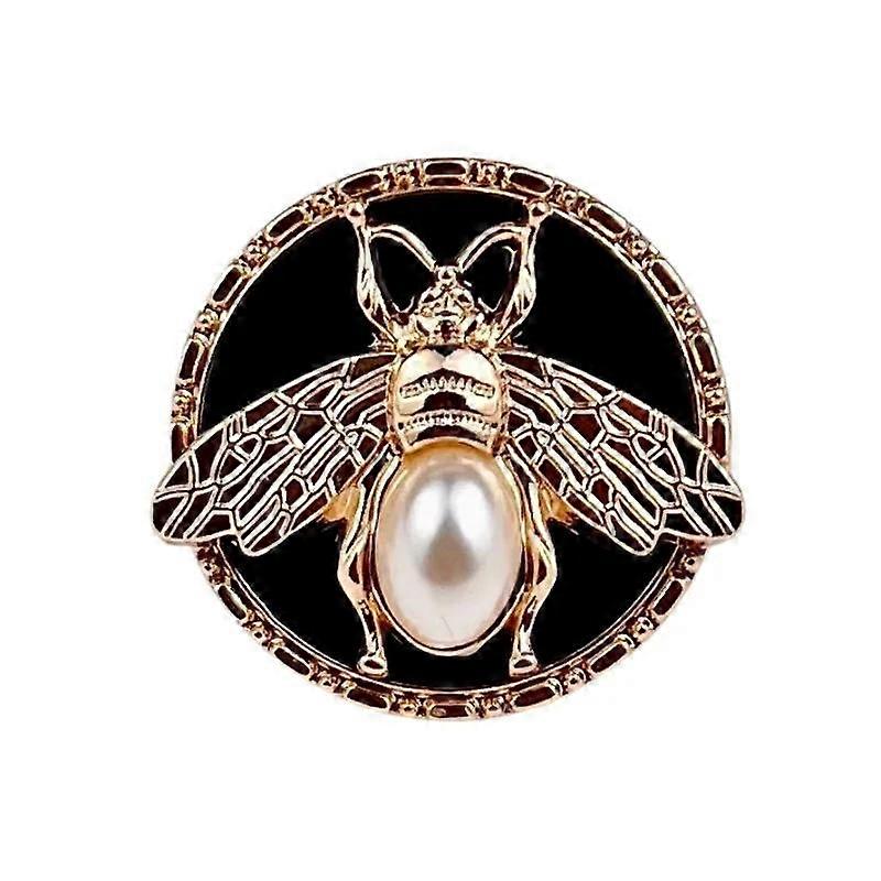 5pcs Creative Bee Buttons 18/23mm Three-dimensional Metal Bee Beautiful Shank Buttons Clothes Accessories