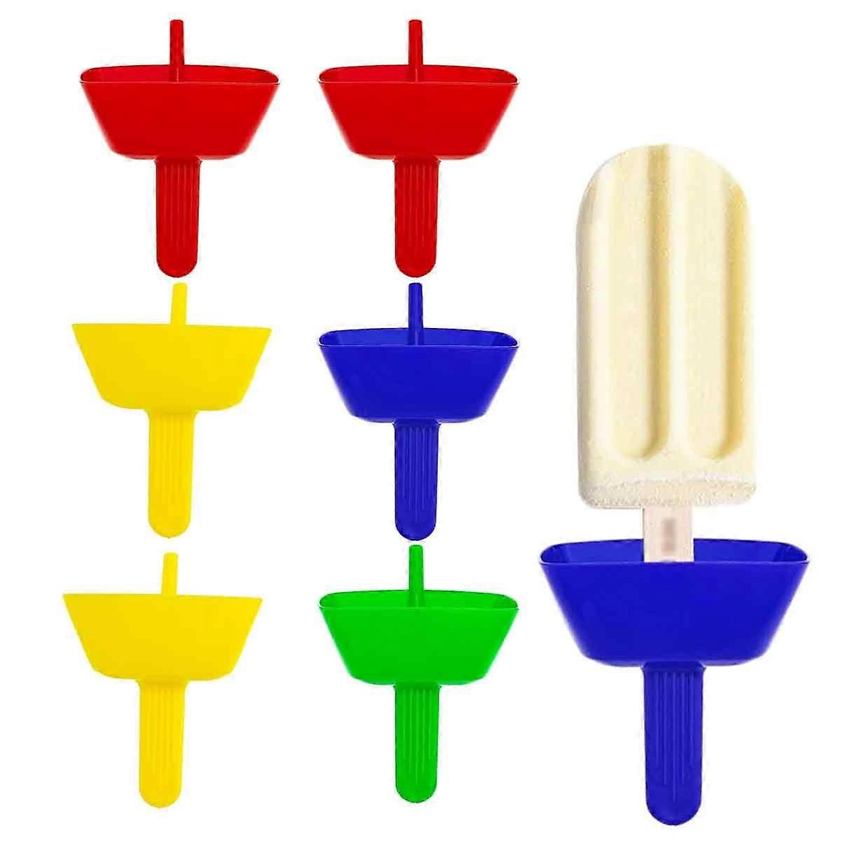 Mess-Free Frozen Treat Bliss, Silicone Popsicle Holders, Drip-Free with Built-In Straw, Reusable, Safe for Little Ones, Portable for Outdoor