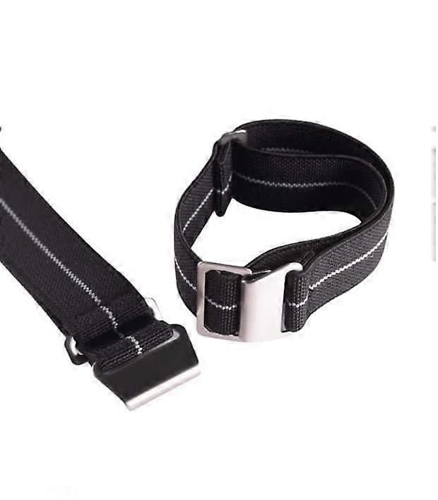 Black and White Marine Nationale Watch Strap