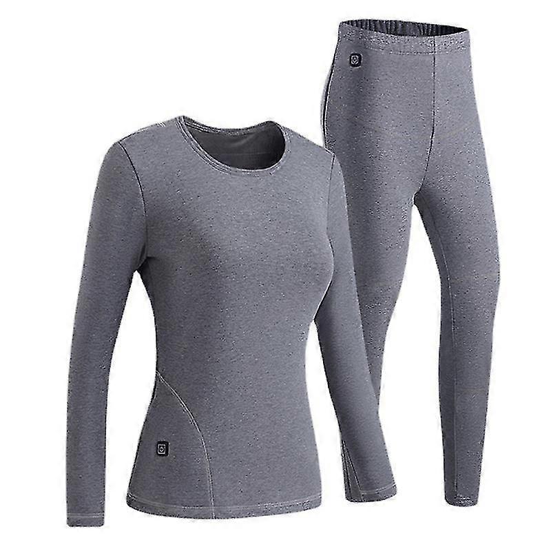 Heating Thermal Underwear Set For Men ,usb Electric Heated Underwear Base Layer Top And Bottom Long Johns Set High Quality Dxldv