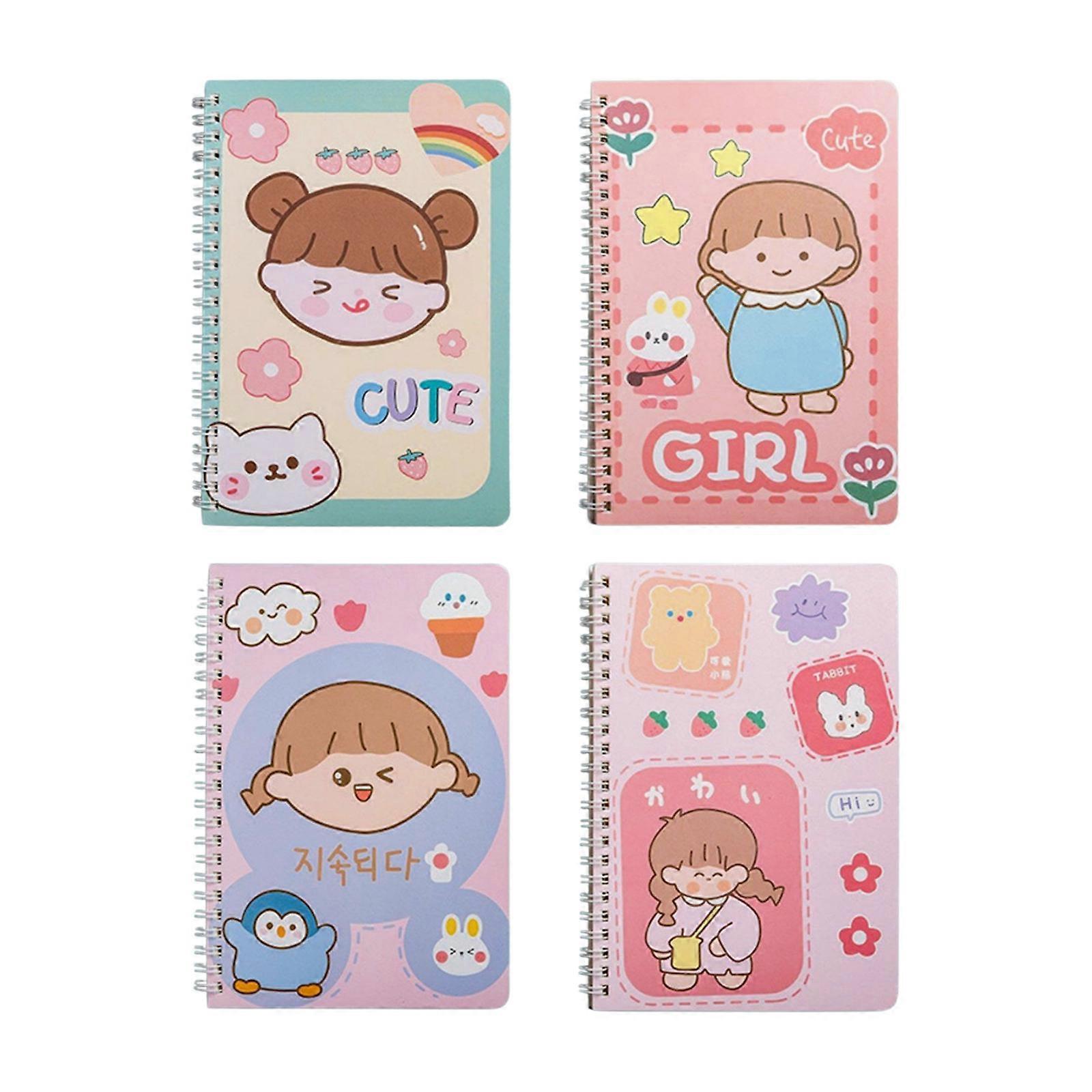 4 Pcs A 5 B5 Stationery Notebooks 60 Sheets Travel Notebook Spirals Notebook Journal Notebook Business Notepads B5
