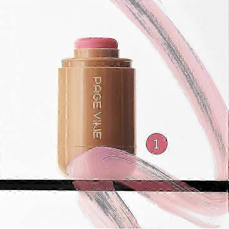 Pocket Blush Stick, 3-In-1 Buildable Natural Matte Blush Stick For Cheeks, Eyes, And Lips, Hydrating Formula, Non-Greasy, All Day Wear, Easy Applicati