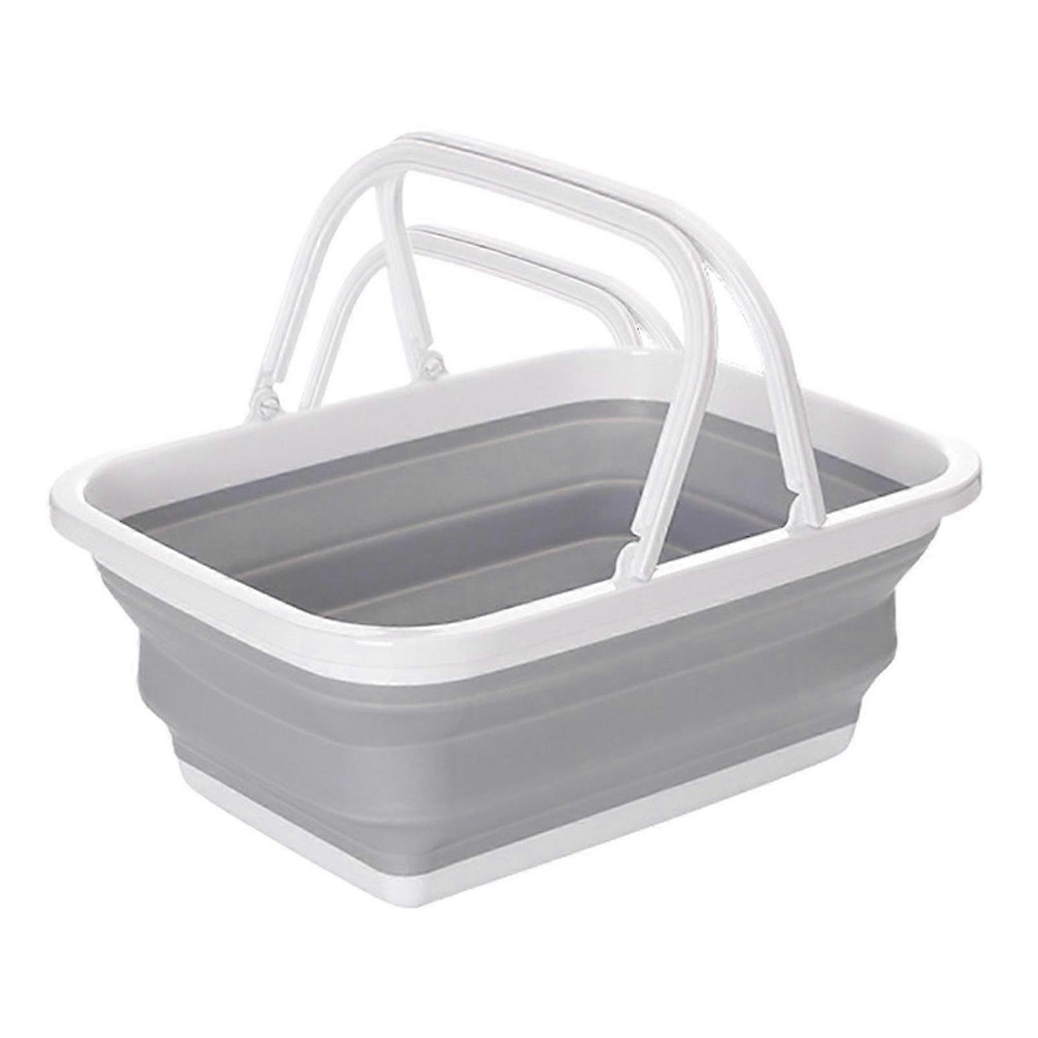 Collapsible Stroage Basket Multifunctional Portable Kitchen Supplies Suitable for Home Camping