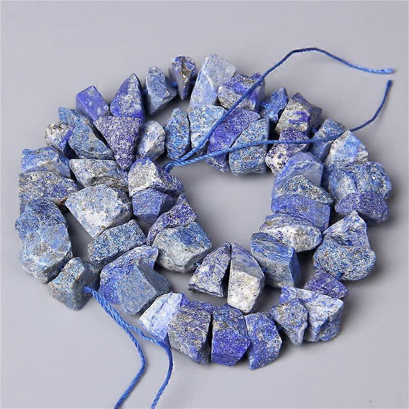 Natural Irregular Freeform Raw Lapis Lazuli Beads for Reiki Crystal Healing and DIY Jewelry Making in 10-13mm