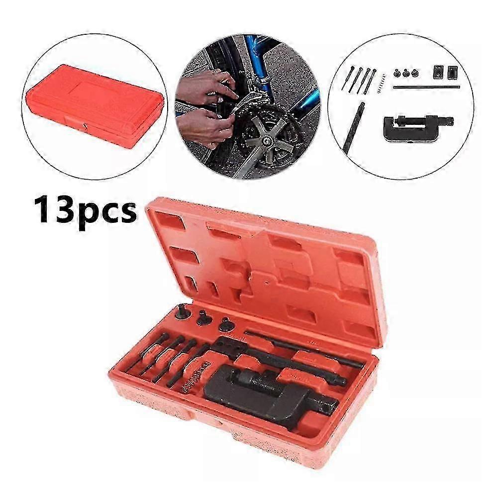 Chain Riveter Repair Tool Bicycle Set Bicycle Chain Removal Tool 13PCS