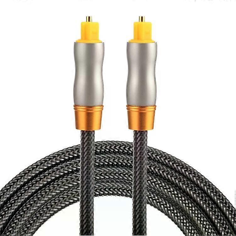 Toslink 数字光缆-1.5m,6mm,镀金金属头