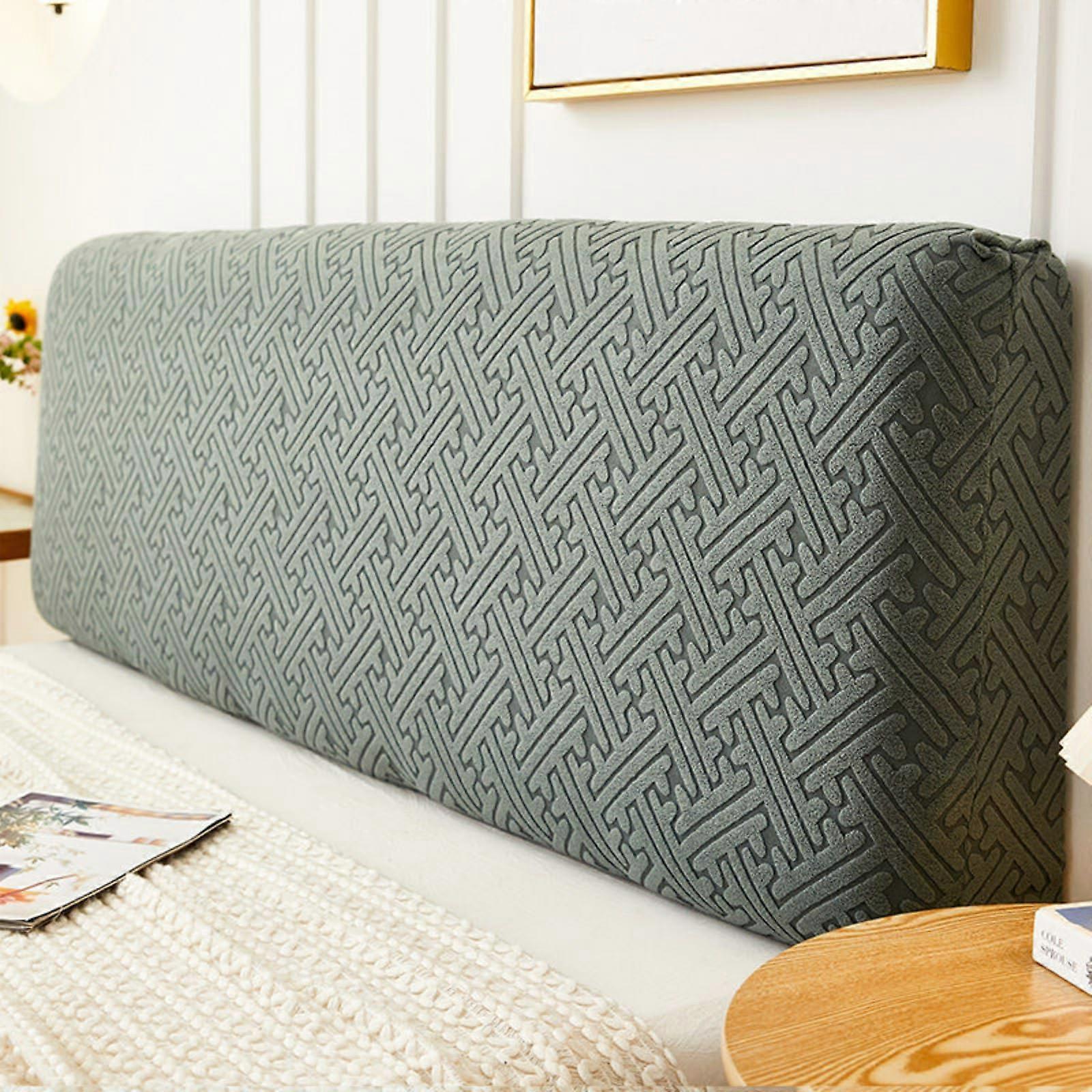 Jacquard Dustproof Bed Headboard Slipcover για Διακόσμηση Υπνοδωματίου King Μήκος Κεφαλαριού (74'-82')