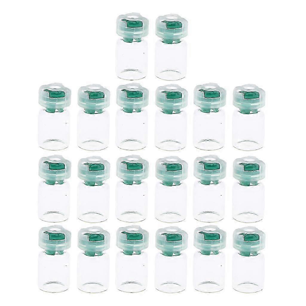 20pcs 빈 멸균 유리 밀봉 혈청 바이알 5 액체 용기