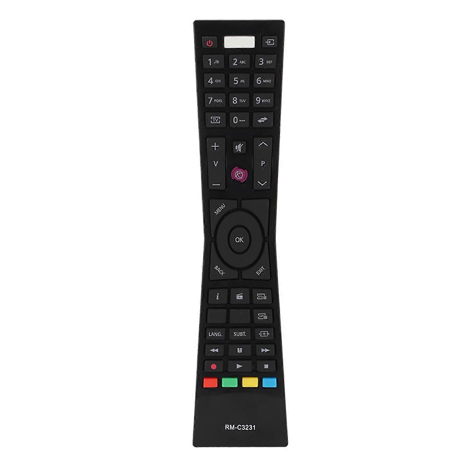 Durable JVC RM-C3231 TV Remote Replacement - Long Range, Easy Use, Large Buttons