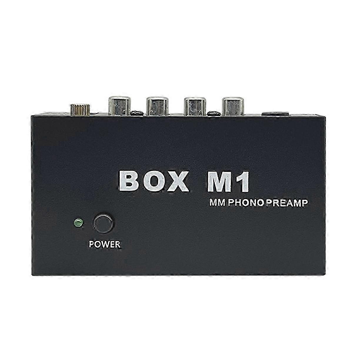 Box M1 MM Phono Preamp for Turntable Phonograph Preamplifier Mini
