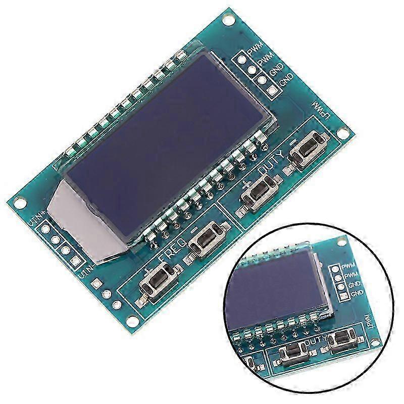 Signal generator PWM pulse frequency duty cycle adjustable module lcd 3.3V-30V
