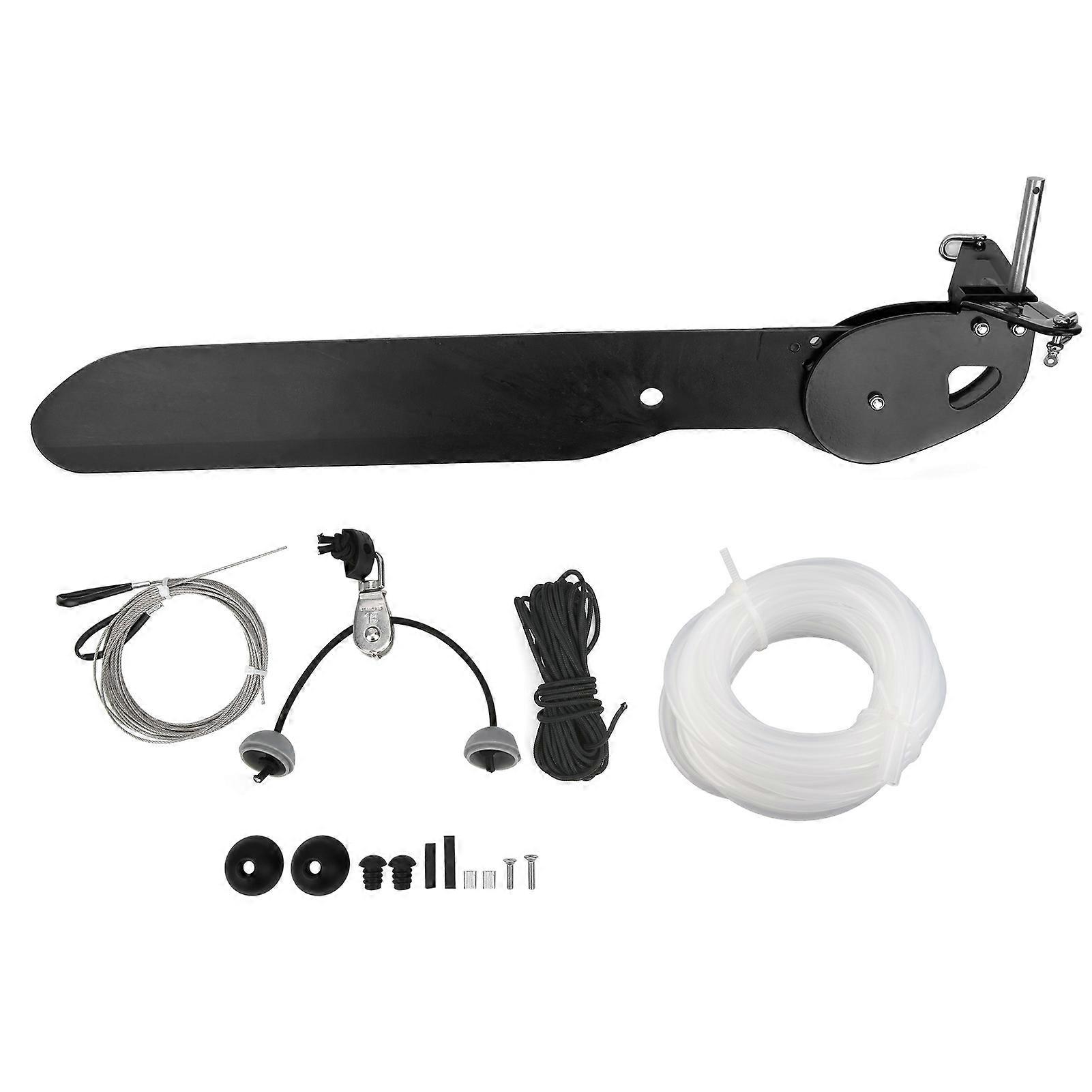 Plastic Canoe Accessory Set, Tail Vane, Rudder for Sea Kayaks, Fishing Boats