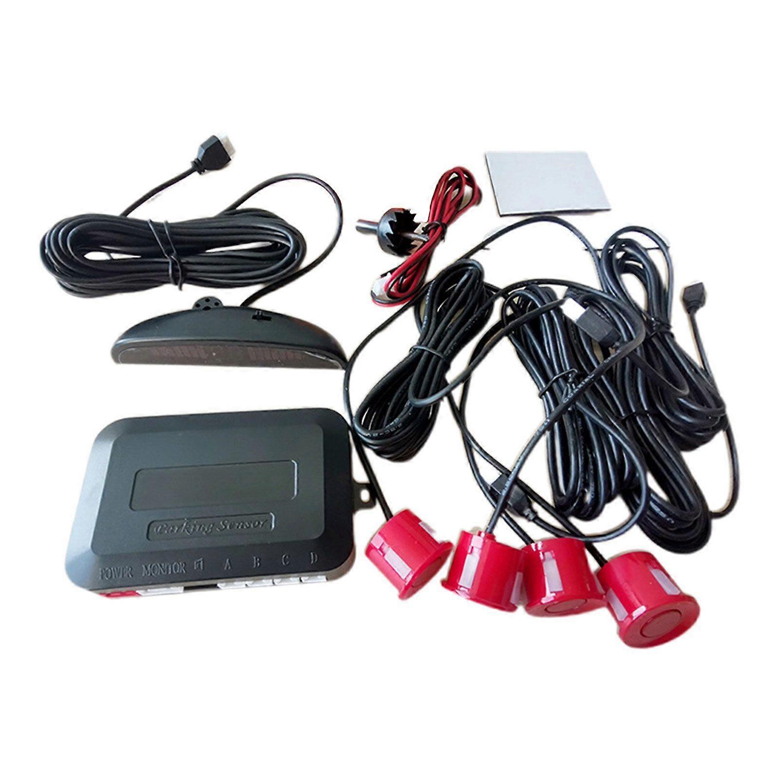 ユニバーサルカーパーキングセンサー、レーダー4個付き、正確なセンサー、車用23mmプローブ