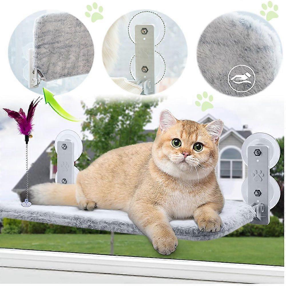 Cat Hammock Collapsible Cat Window Sill Hammock for Comfort and Relaxation up to 40lb/18kg