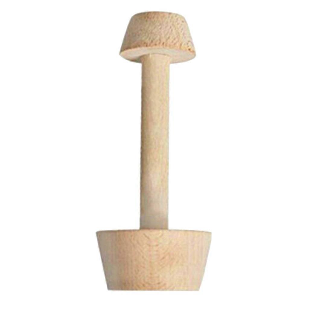 DIY EggTartTamper Double Side Wooden Cake Pusher Cake Baking Shaping QQ