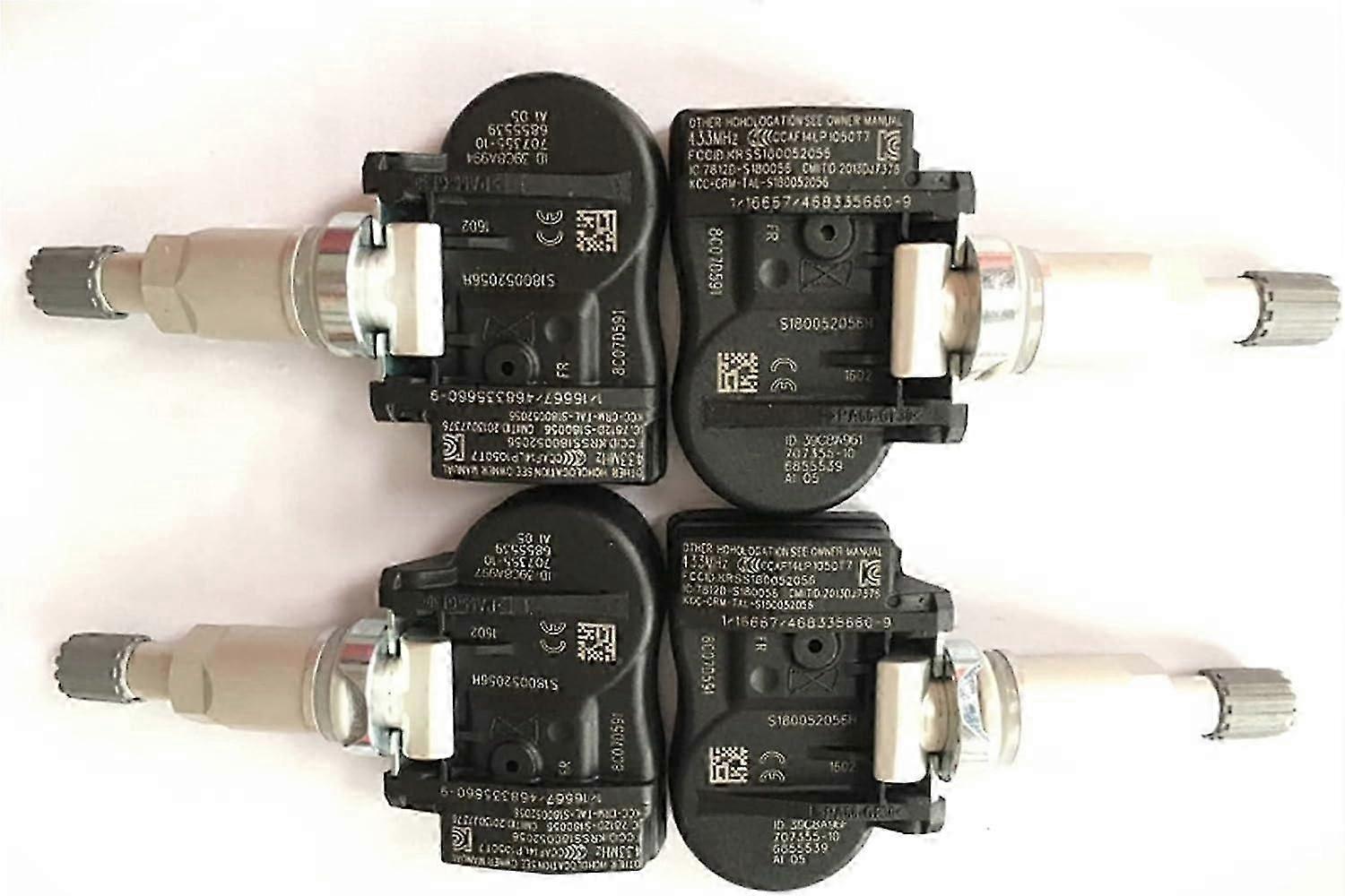 4pcs Tpms Tire Pressure Monitor Sensor, For Bmw, F20 F21 F22 F23 F30 F31 F34 F45 F46 F80 F87 70735510 36106856209 Replacement Sensors