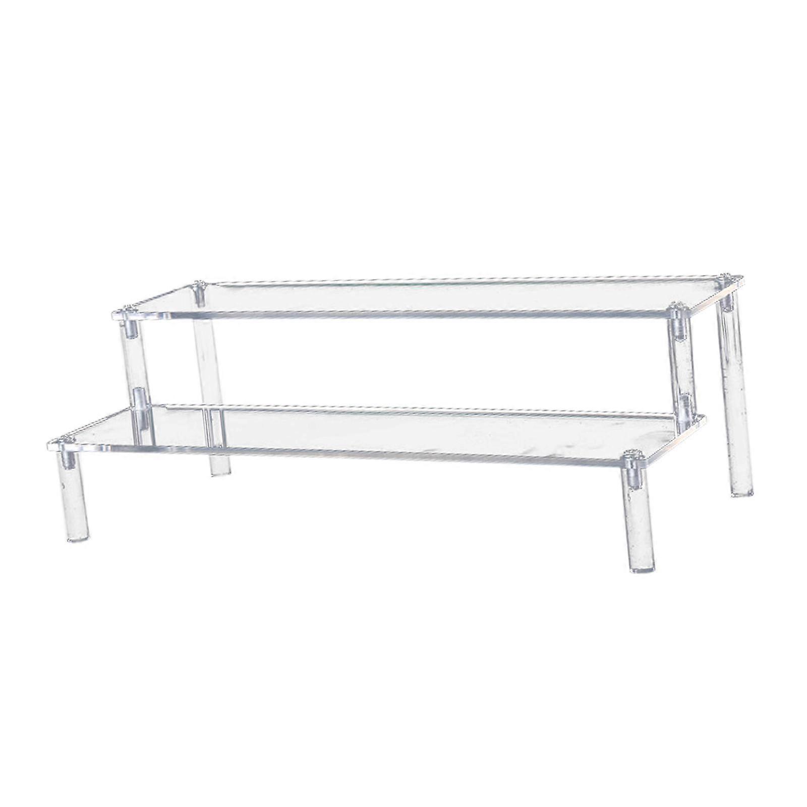 DIY Glasses Display Riser Stand Acrylic Perfume Desserts Stand for Displaying