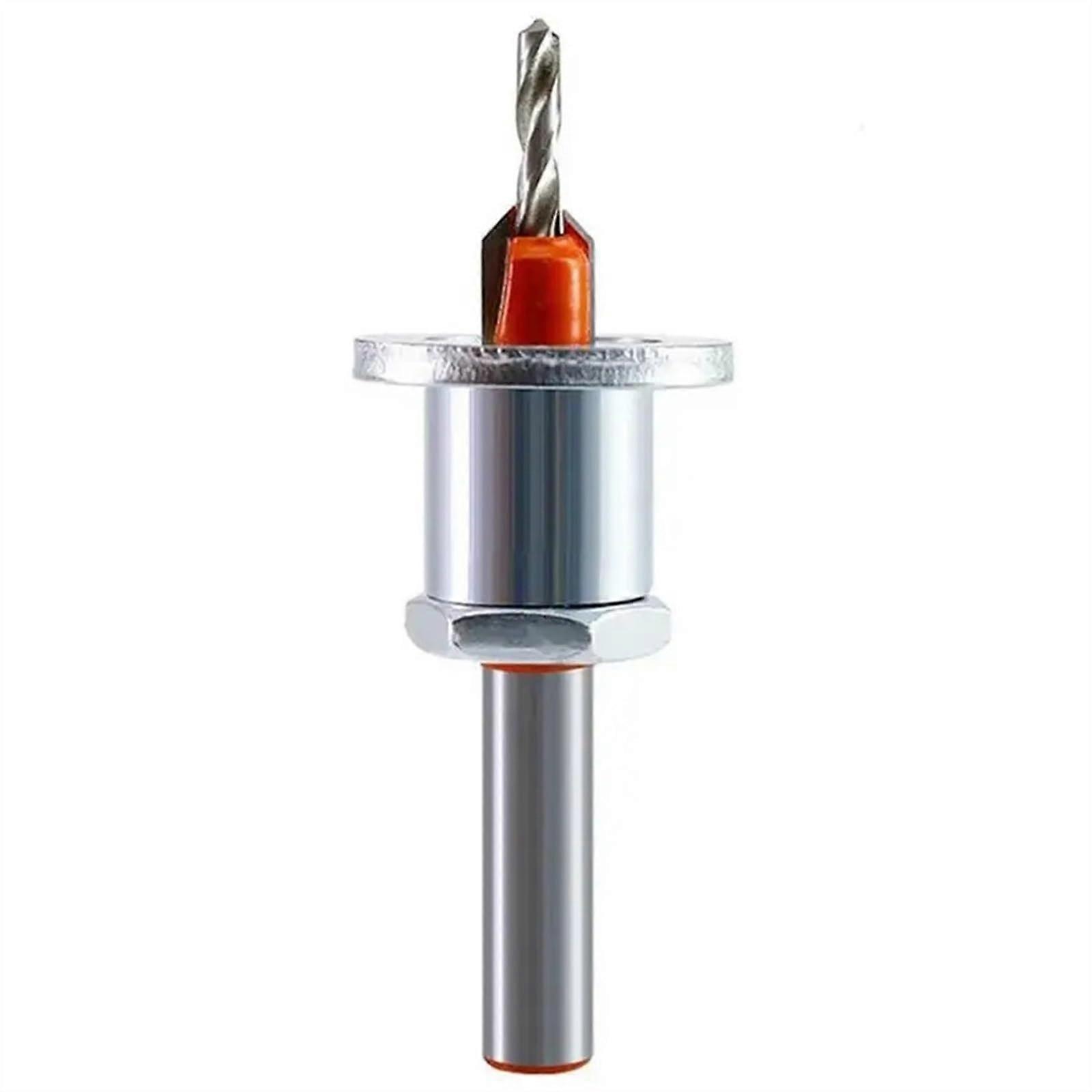 Counterbore Drill Taper Hole Bolt Installation Woodworking Alloy Drill Depth Taper Limited Adjustable Step Drilling Tapper S1S4 (Size : C 3.2mm)