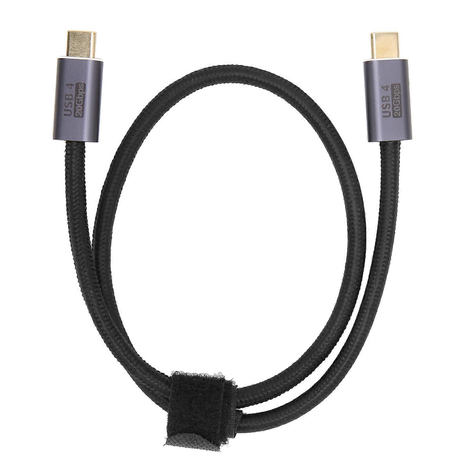 USB 4.0 Multifunctional 20Gbps High Speed Transmission HD 8K 60HZ Support PD100W C to Type C Cable