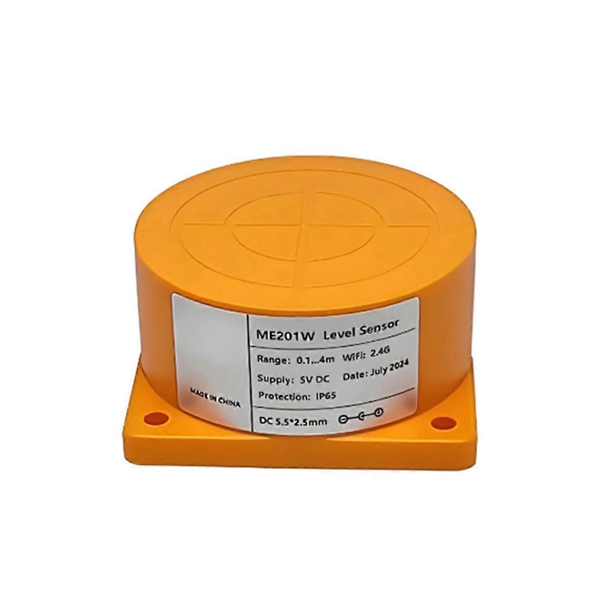 Tuya Smart WiFi Tanque de agua ultrasónico Sensor de monitor de nivel Alertas en tiempo real Control de aplicaciones para IOS y Android Enchufe de la UE