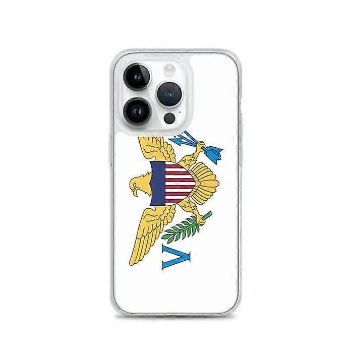Phone Case – United States Virgin Islands Flag – Compatible with iPhone 14 Pro – Soft Cover – Durable and Shockproof – Pixelforma