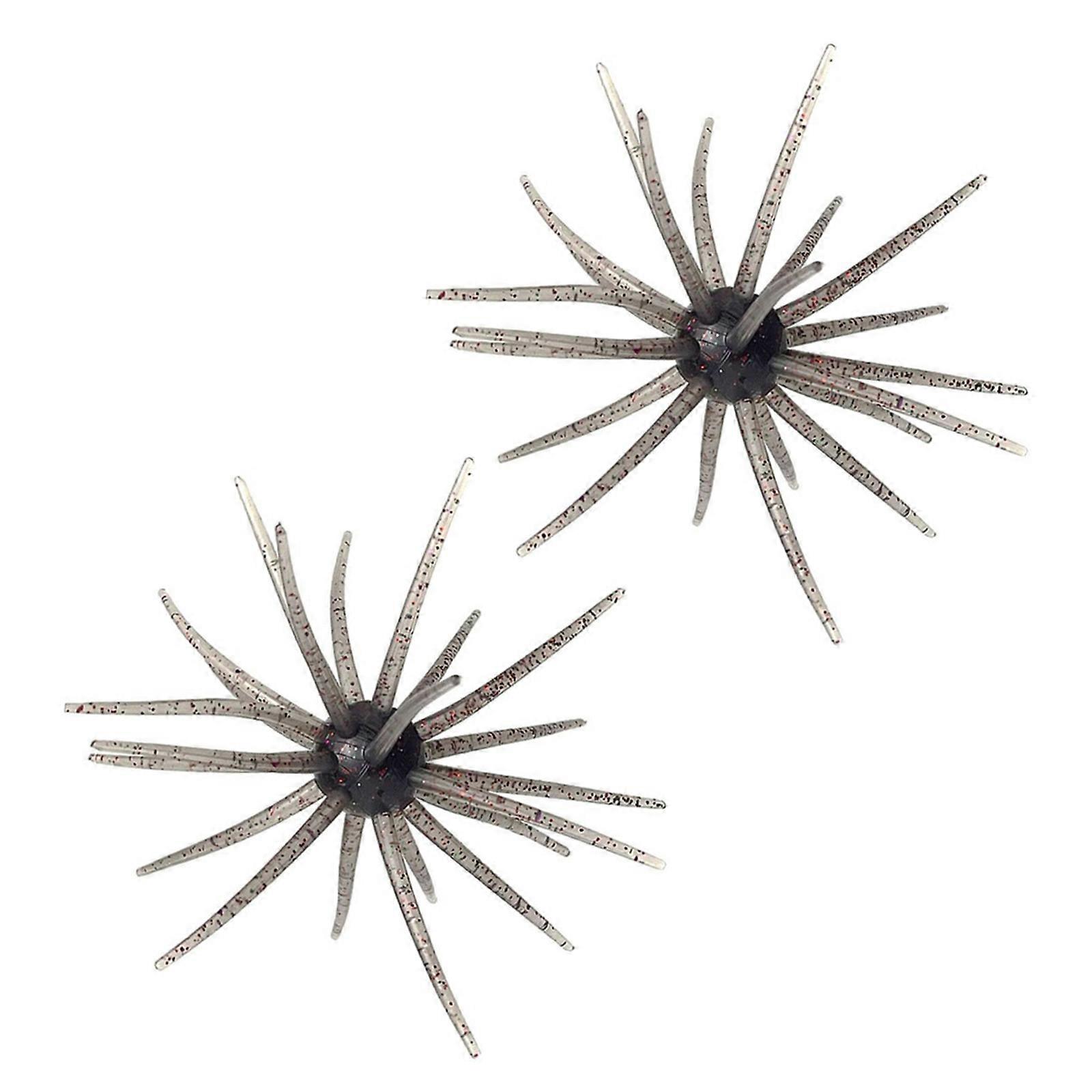Soft Artificial Baits Wobblers Slow Floating Swimming Lures 2.8g/8.7g Simulation Sea Urchin Fishing Lures for Perch Red