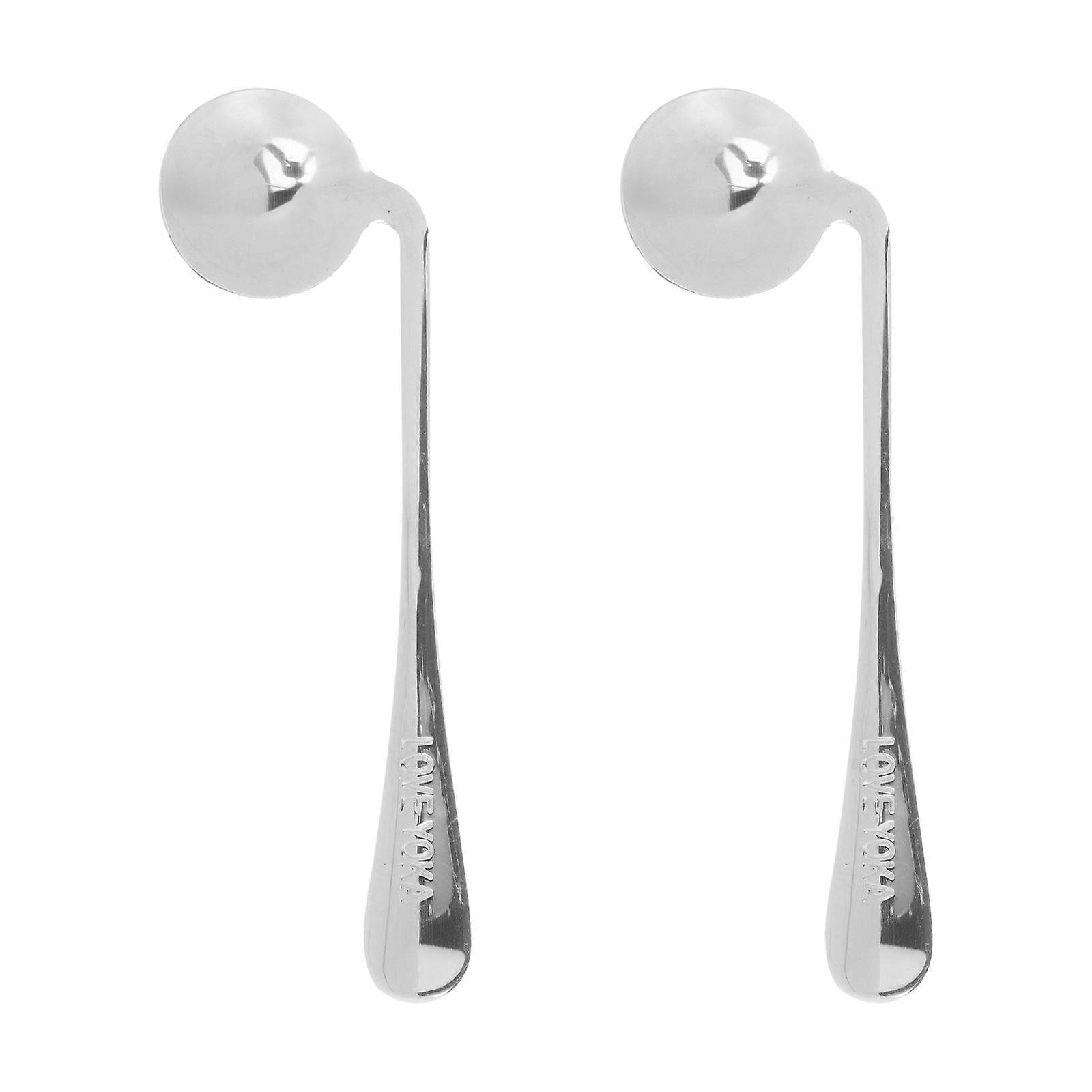 2Pcs Household Adaptive Utensils Convenient Elderly Tableware Portable Adaptive Spoon