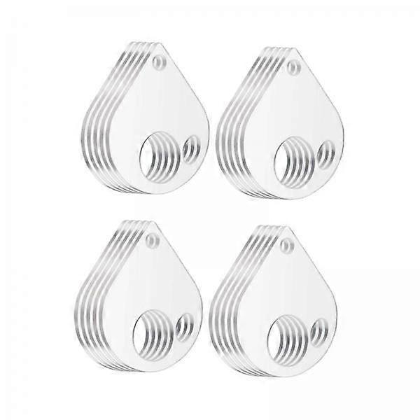5x 20Pcs Drops Thread Storage with Holes Versatile Bobbins for Cross Stitch for