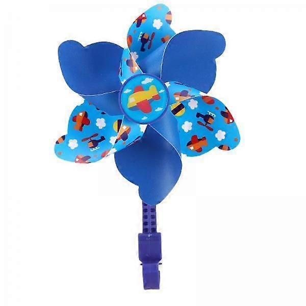 4x Windmill Bike Accessory, Easy Attachment Rotating Small Windmill Fun for