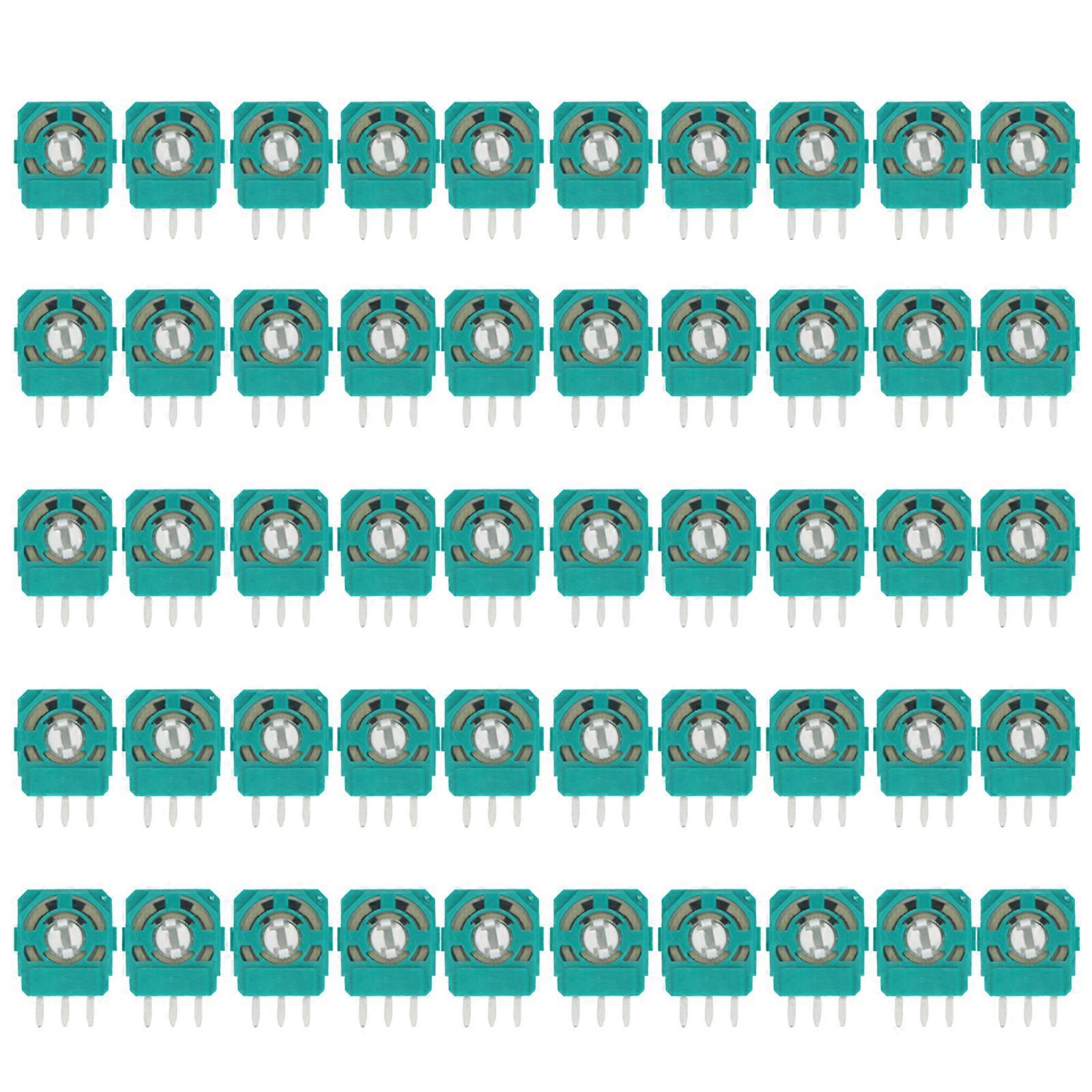 Industrial Grade Potentiators Sensor Potentiometer Sensor Enhances Gaming Experience ABS Material Potentiometer 50 Pack Multicolor