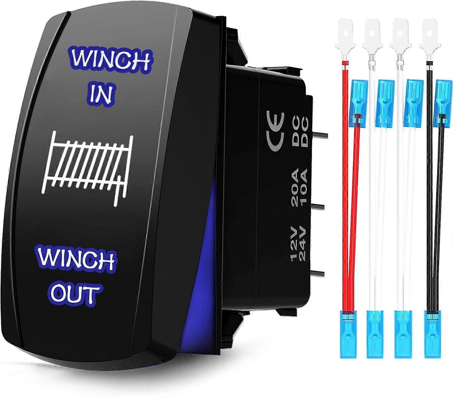 2025 Latest Model 7-Pin Winch Rocker Switch Replacement for Polaris UTV ATV RZR