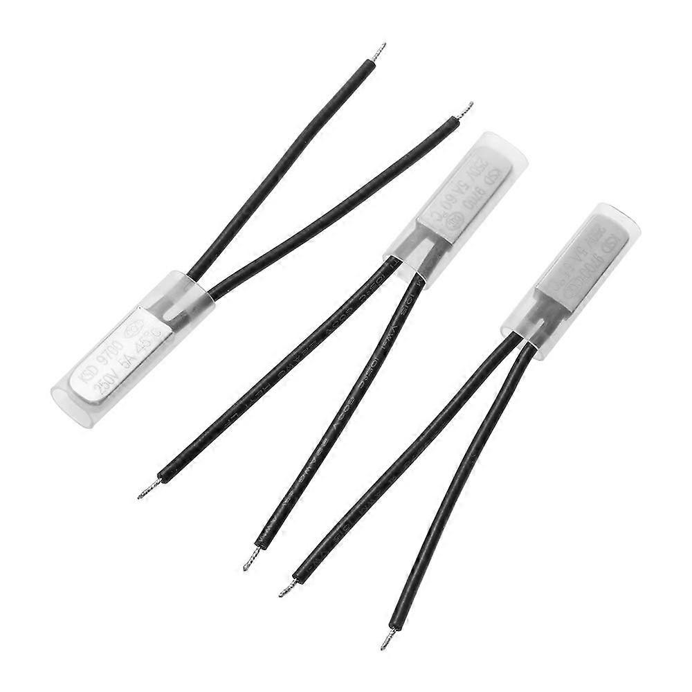 KSD9700 Thermal Protection Bimetal Temperature Switch Controller 40℃ Normally Open 5 Pcs 2-Normally Open Configuration