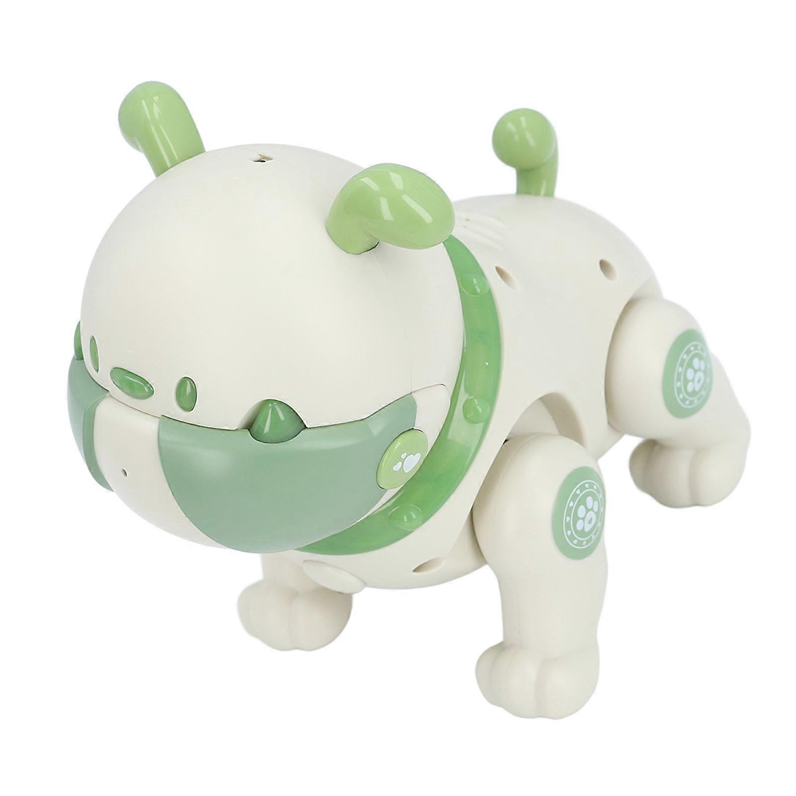 Remote Control Robot Dog Touch Sensitive Smart Interactive Walking Recording Re Reading Electronic Pets Toys Robotic Dogs for Kids Gifts Green