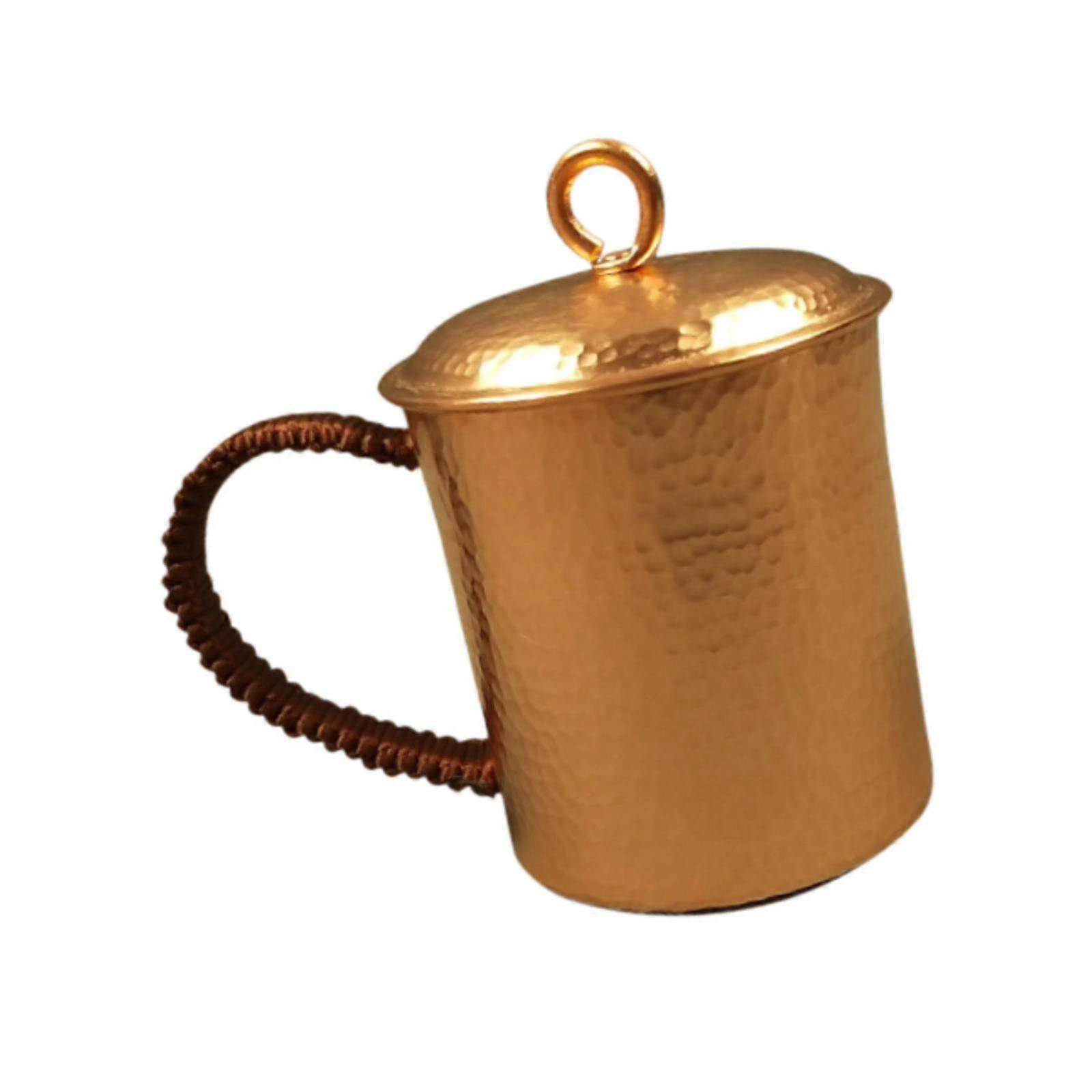 Caneca de café de cobre de cobre do copo de água 500ml para o agregado familiar, os festivais e os cafés apropriados para vários tipos