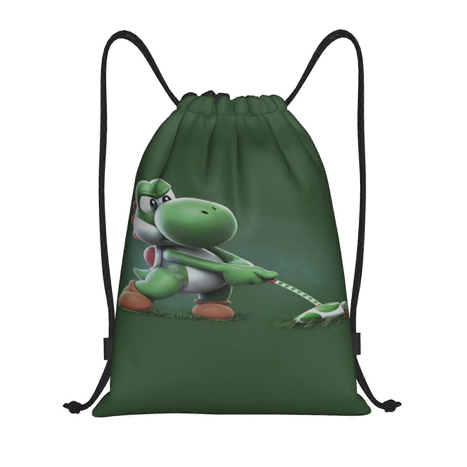 d30 Yoshi Canvas double shoulder backpack easy to clean and carry, suitable for any outing j30