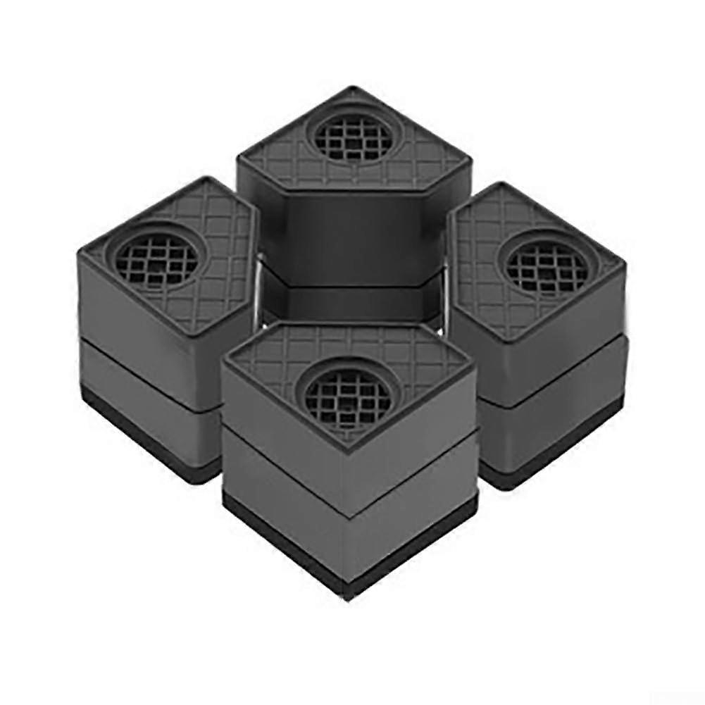 Shock-Absorbing Washers And Non-Slip Fridge Foot Pads, 4Pcs, 8 cm, Double-Layer, For Dryer, Refrigerator, Treadmill