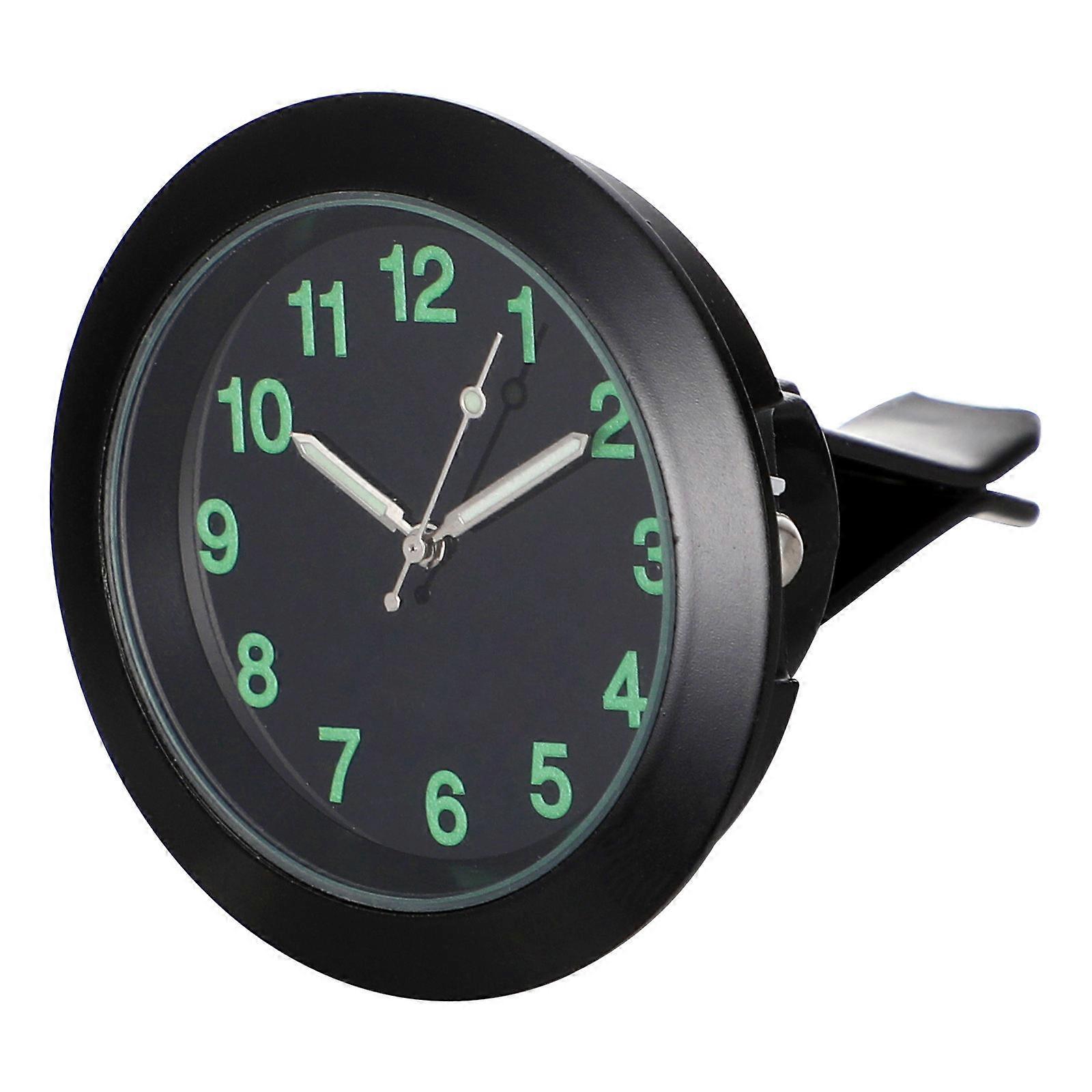 Car Dashboard Clock Universal Electronic Quartz Clock with Luminous Pointer