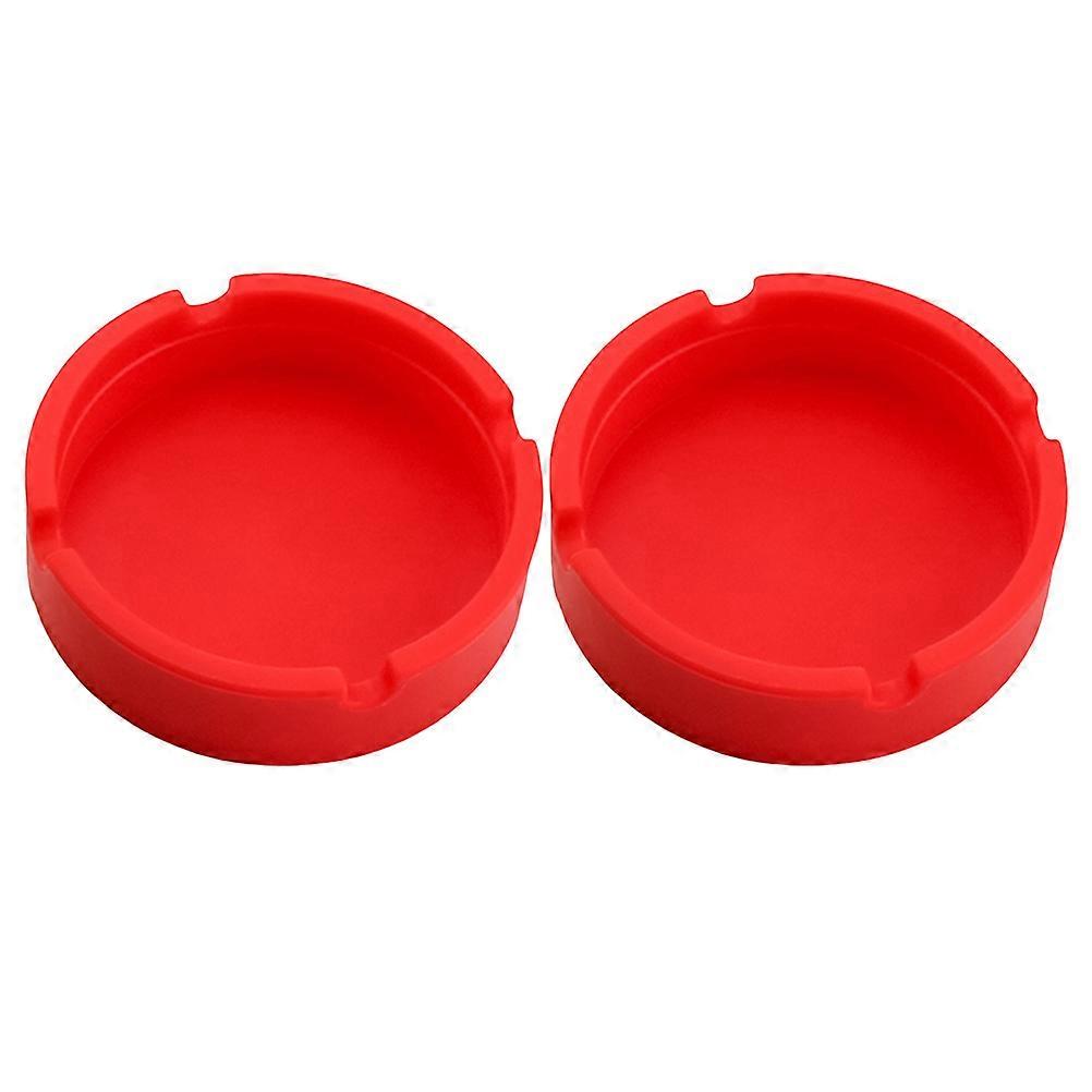 Silicone Nonslip Coasters 2pcs Set for Beer, , Home, Bar, Picnic, Party Use Lightweight, Easy to Clean, Random Color