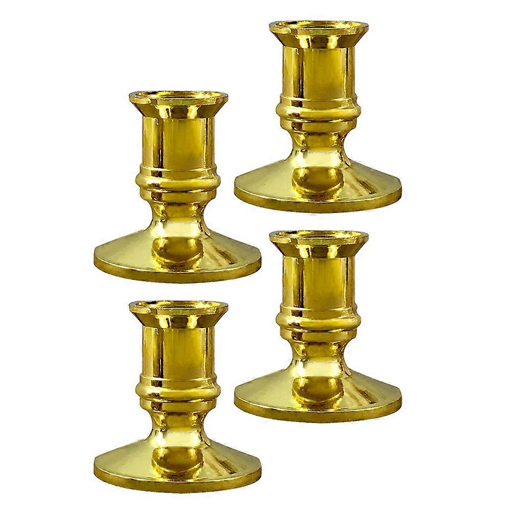 Candlestick Adornment Plastic Candlestick Ornaments Dining Room Simple Style Shape 2Pairs