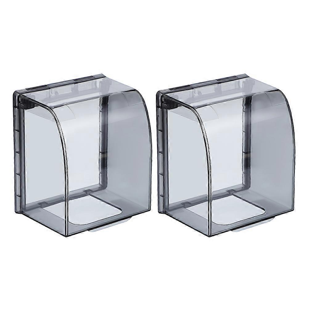 2pcs Weatherproof Outdoor Electrical Outlet Cover   Water and Debris Resistant Socket Protector for Maximum Socket Access