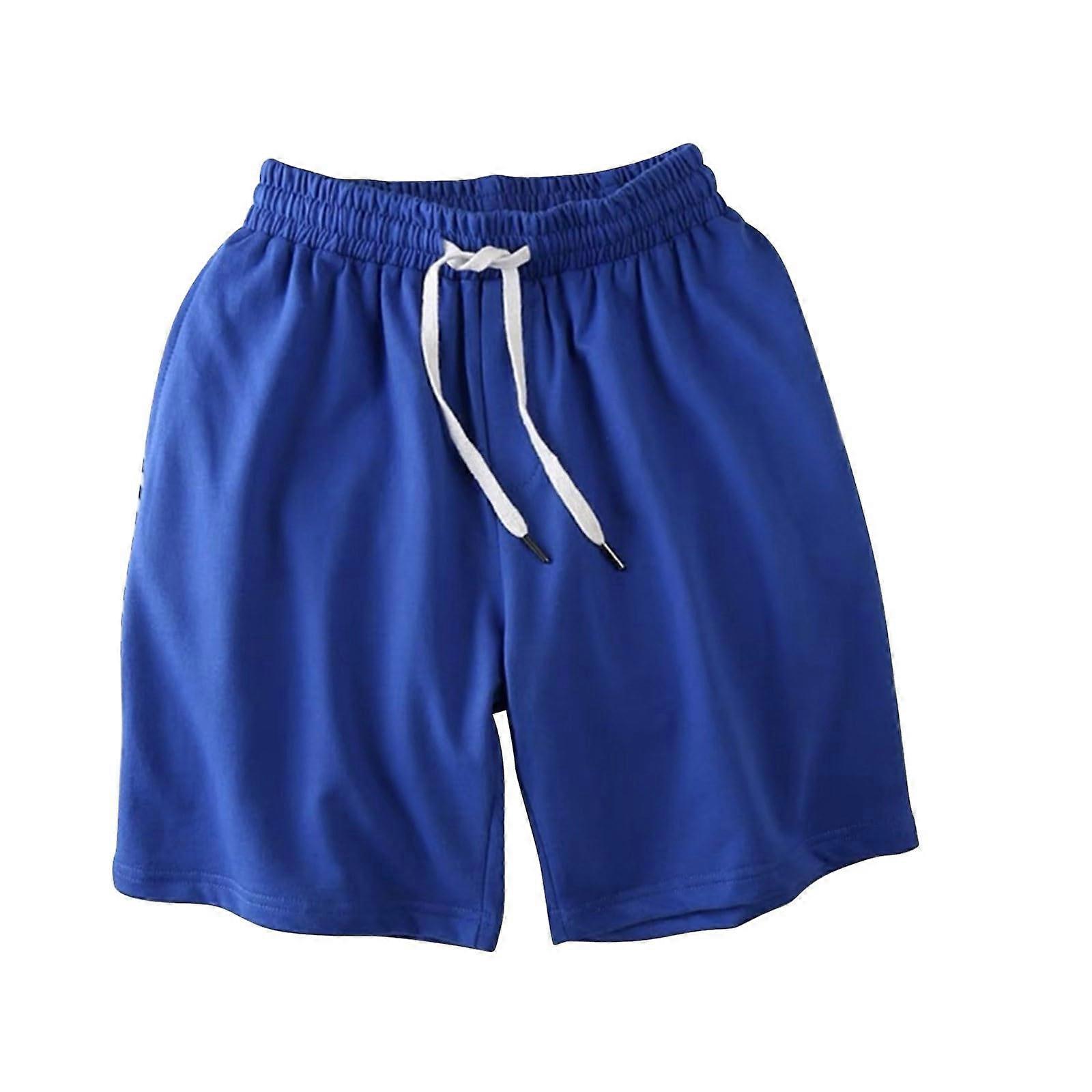 short pants shorts men spring summer, street, leisure, sport, multiple pockets, drawstring, stretch waist, color cargo blue XL Ref: 5105