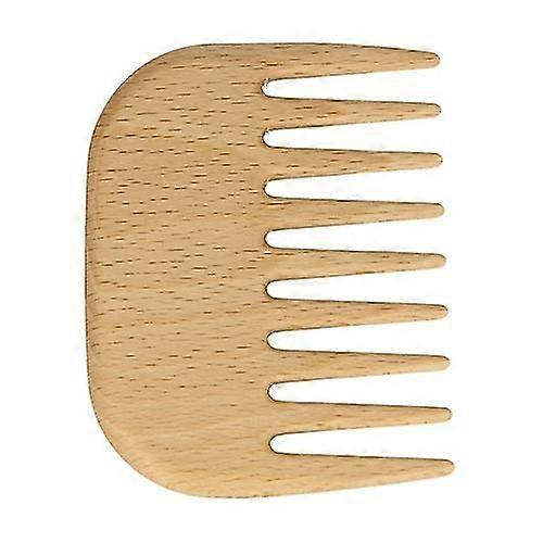 Peigne à cheveux bouclés en bois 1 unité