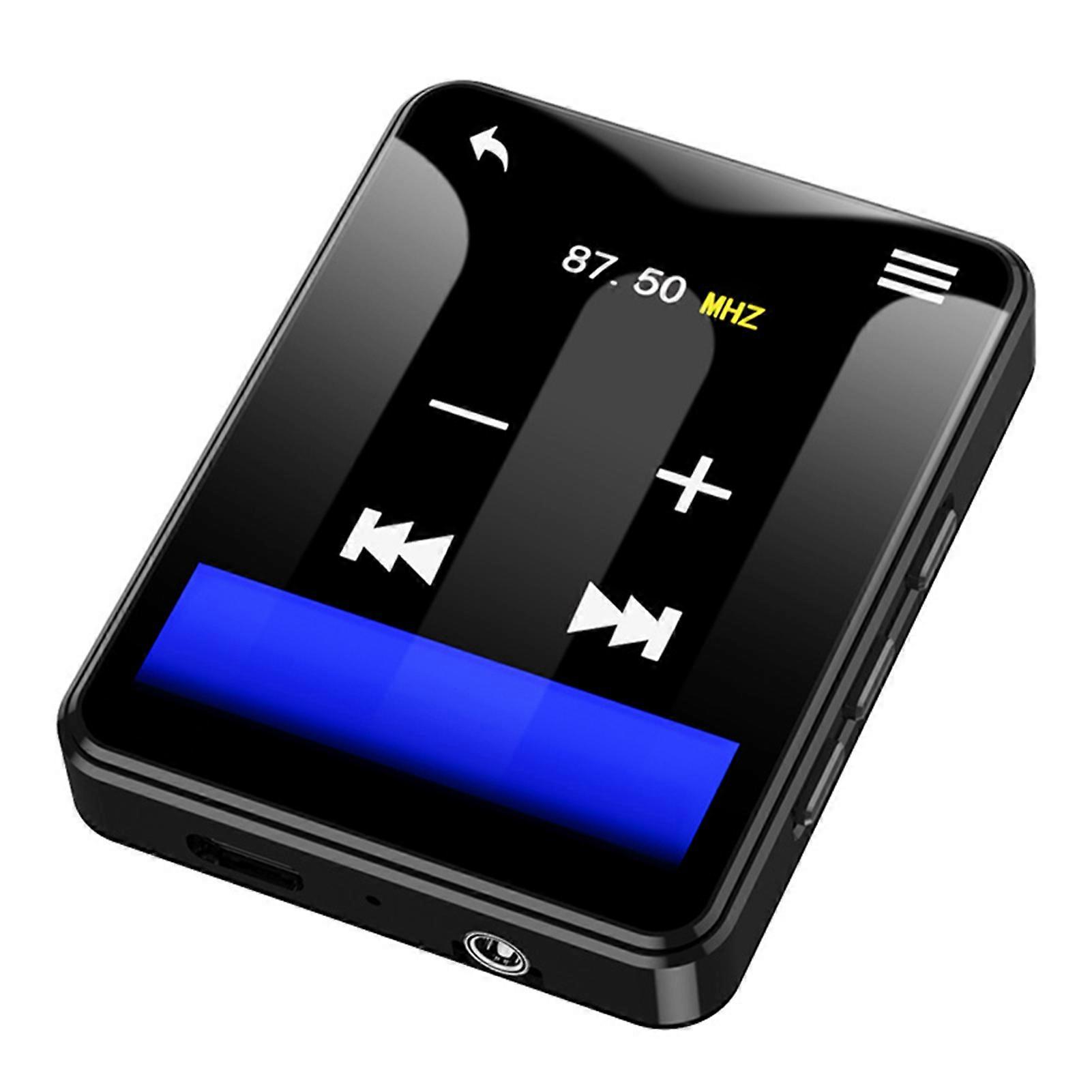 MP3 MP4 Player with Speaker 2.4 Inch Full Touch Screen BT with Built in Speaker and TF Card Expansion Supports for E-book Reading and High Clear Vide