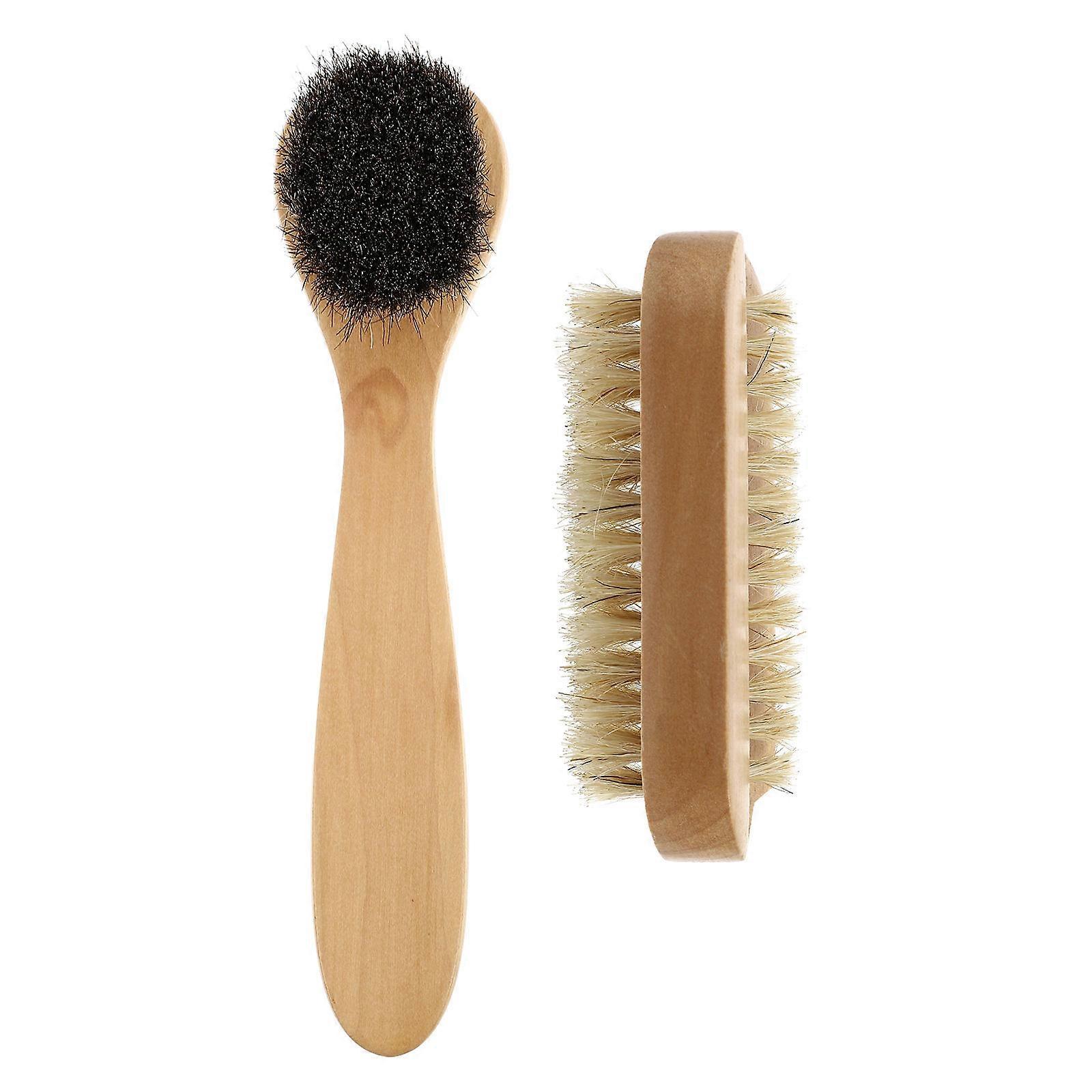 Hand Cleaning Brush Rectangular Shape Travel Portable 2Pcs