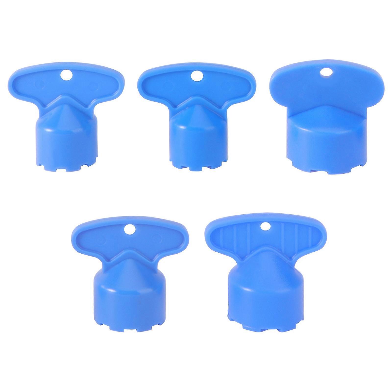 Sink Aerator Insert Faucet Aerator Spout Bubbler Crane Filter for Bathroom Faucet Blue 16.5mm Water Flow Regulation 5Pcs