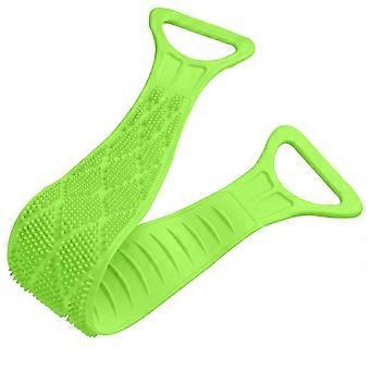 Exfoliante de espalda de silicona para ducha para hombres y mujeres Manejar body Washer Textura exfoliante