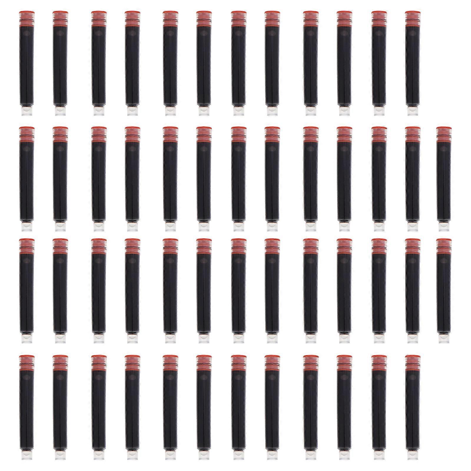 Fountain Pen Refill Universal Ink Absorption Cylindrical Smooth Flowing Ink 50Pcs