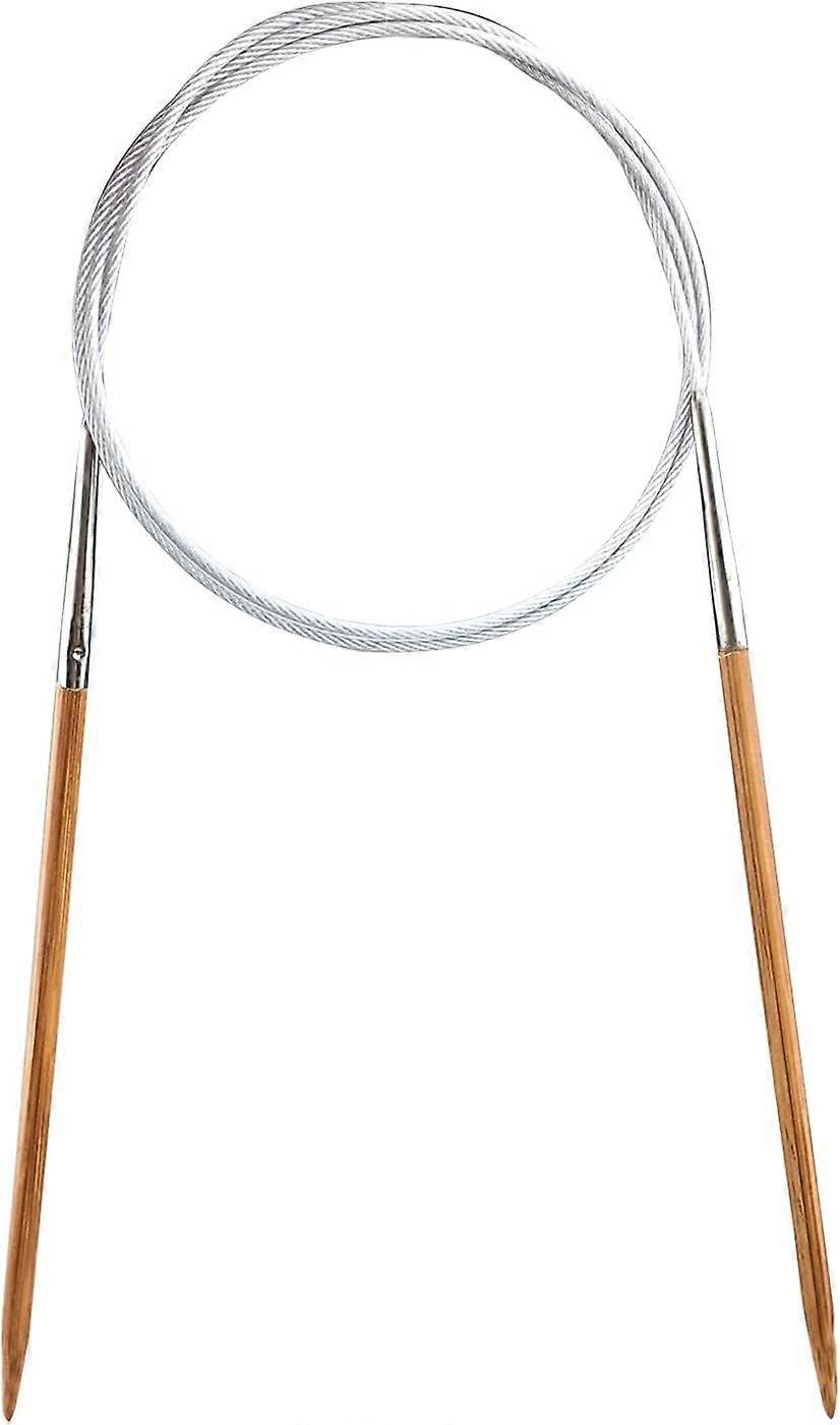 Bamboo Circular Knitting Needle,32-inch Length for Handmade Creative DIY and Any Weave Yarn Projects,US Size 4(3.5mm)