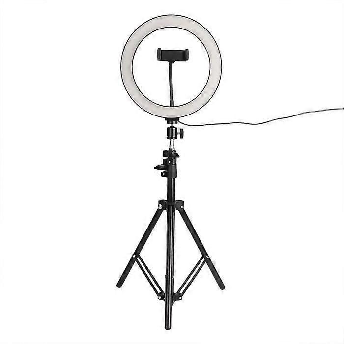 HURRISE Dimmable Ring Light 10 Dimmable LED Ring Fill Light USB Camera Video Lamp