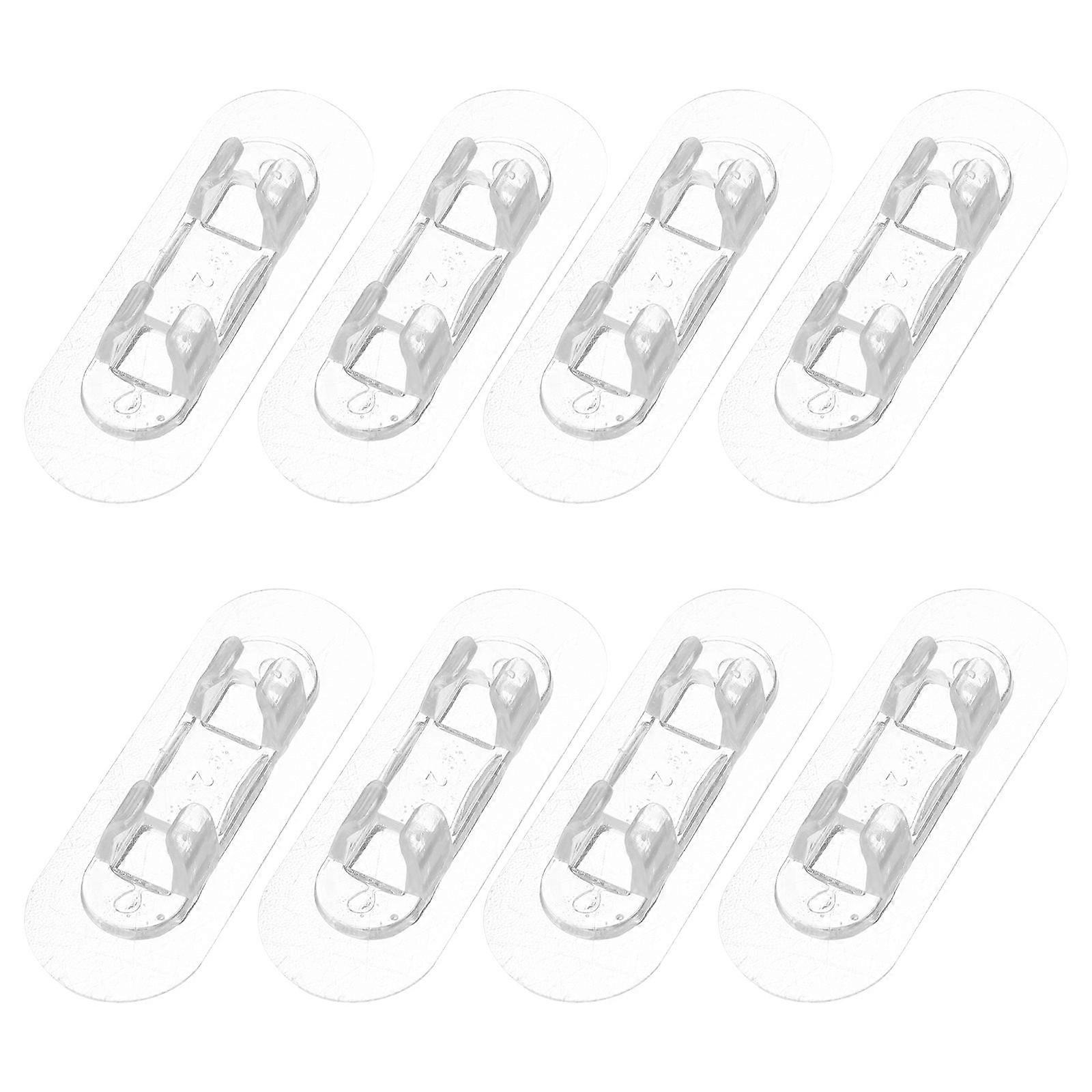 Cable Organizer Wire Management Acrylic Restrainer Prevent Wire Loosening For Cords Humid Environments 5.7X1.9X1CM 10Pcs